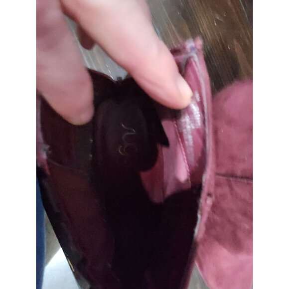 Sugar Juliette Maroon Wedge Ankle Boot Women/Sz. 8M EUC - Picture 8 of 9